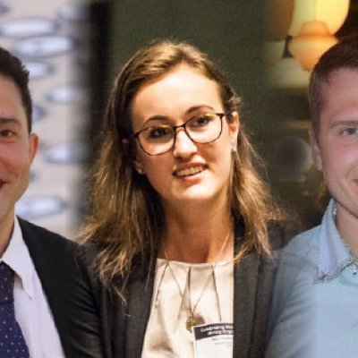UQ 2018 John Monash Scholars (left to right) - Jordan English, Heather Muir, Steven Ettema